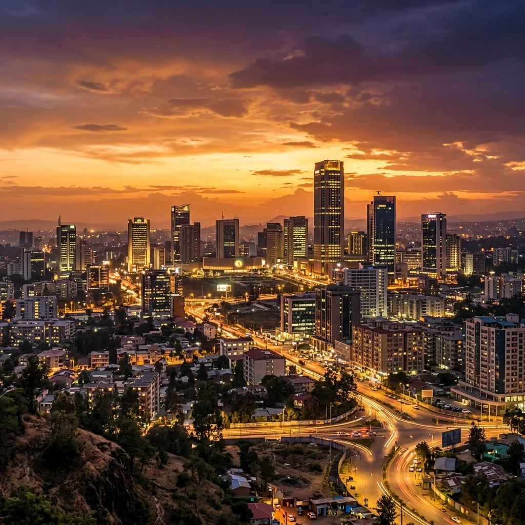 Sunset Addis Ababa
